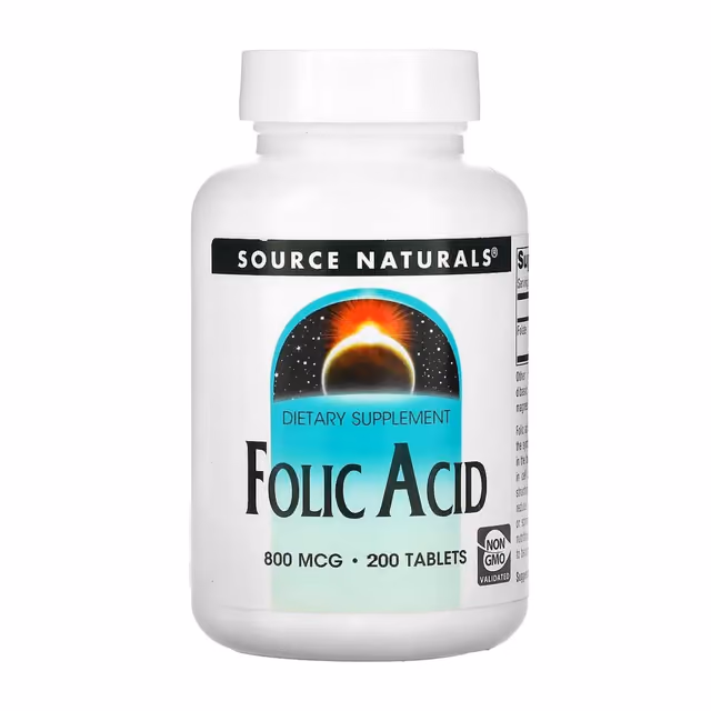 Folic Acid 800 mcg - 200 tabs