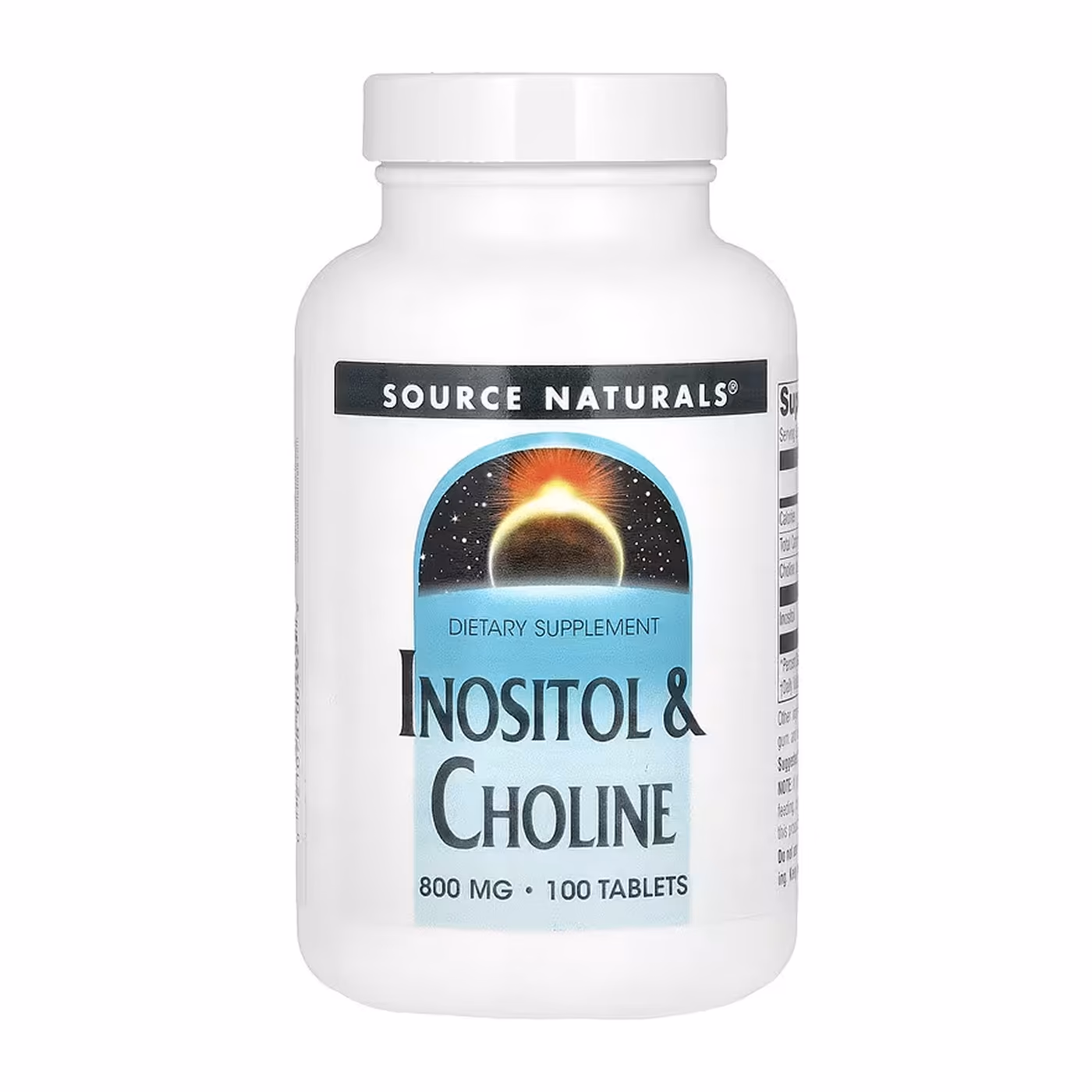 Source Naturals Inositol & Choline 800 мг — 100 таблеток