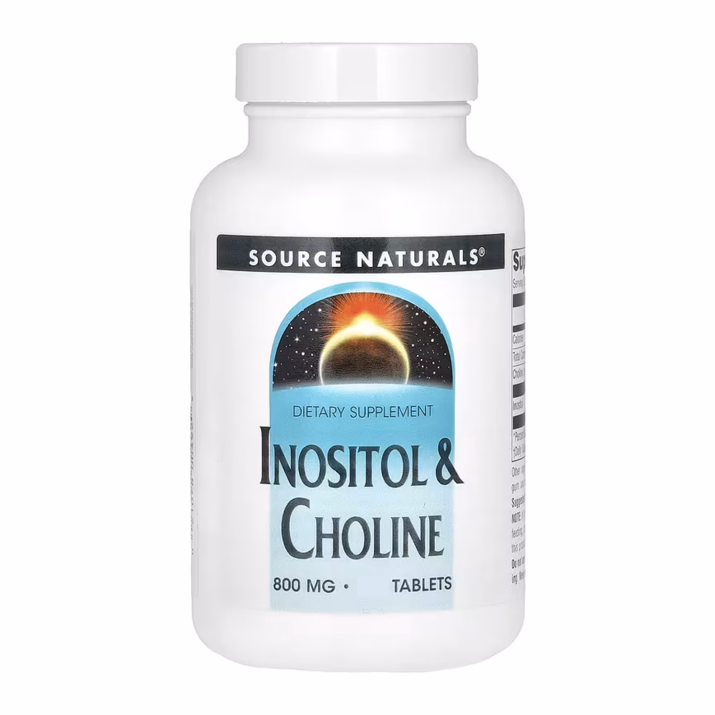Source Naturals Inositol & Choline 800 мг, 50 таблеток