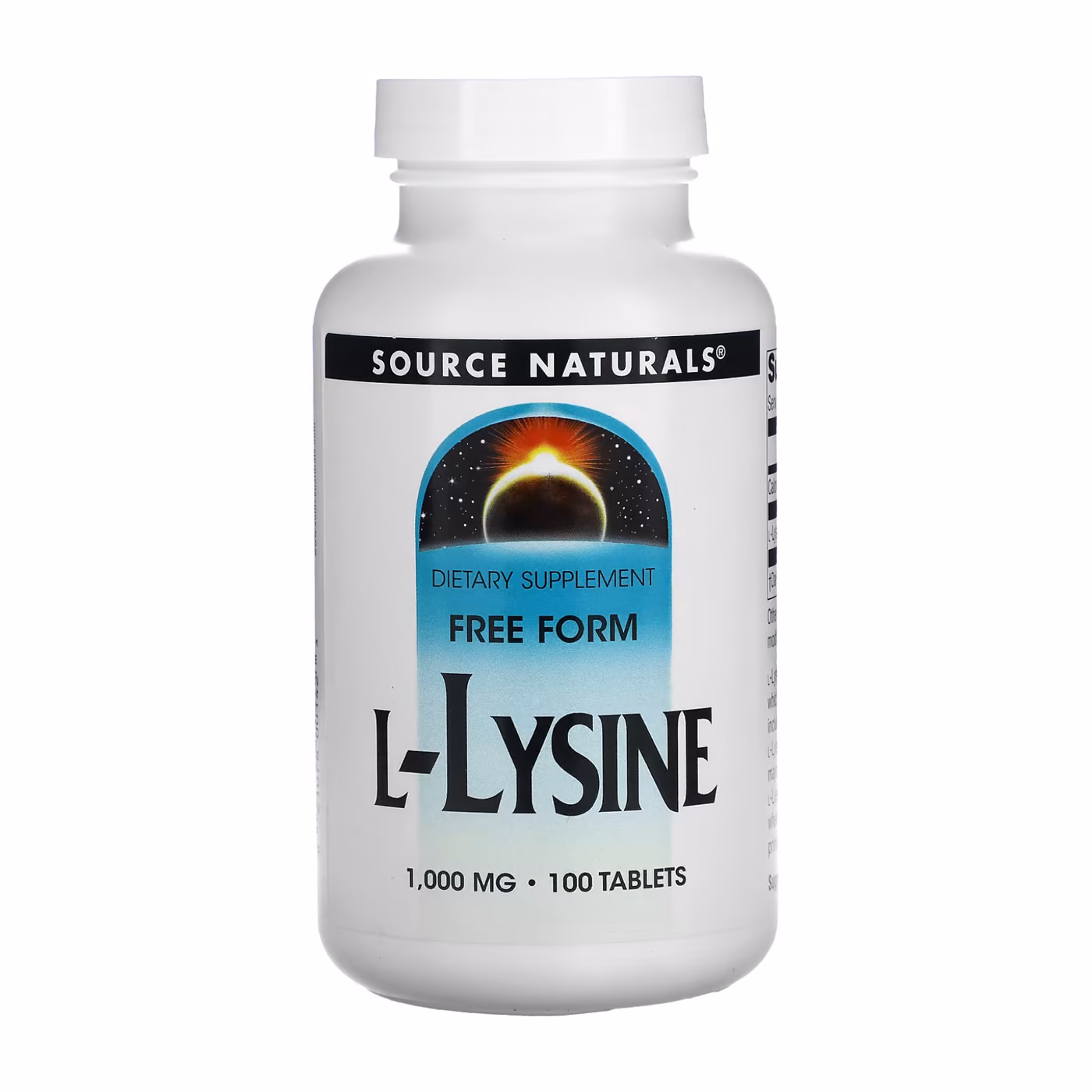 L-Lysine 1000mg - 100 tabs