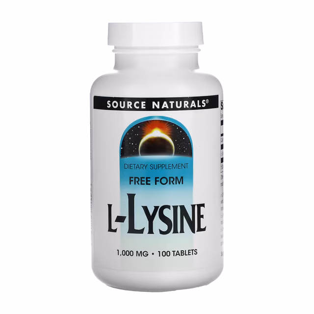 L-Lysine 1000mg - 100 tabs (Пошкоджена етикетка)