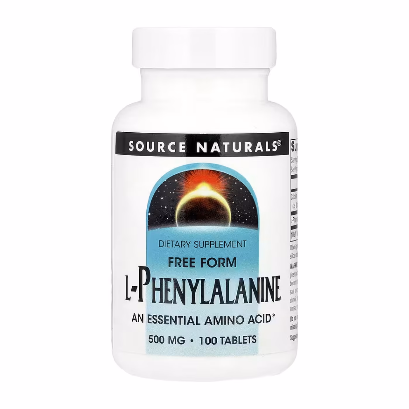 L-Phenylalanine 500mg - 100 tabs