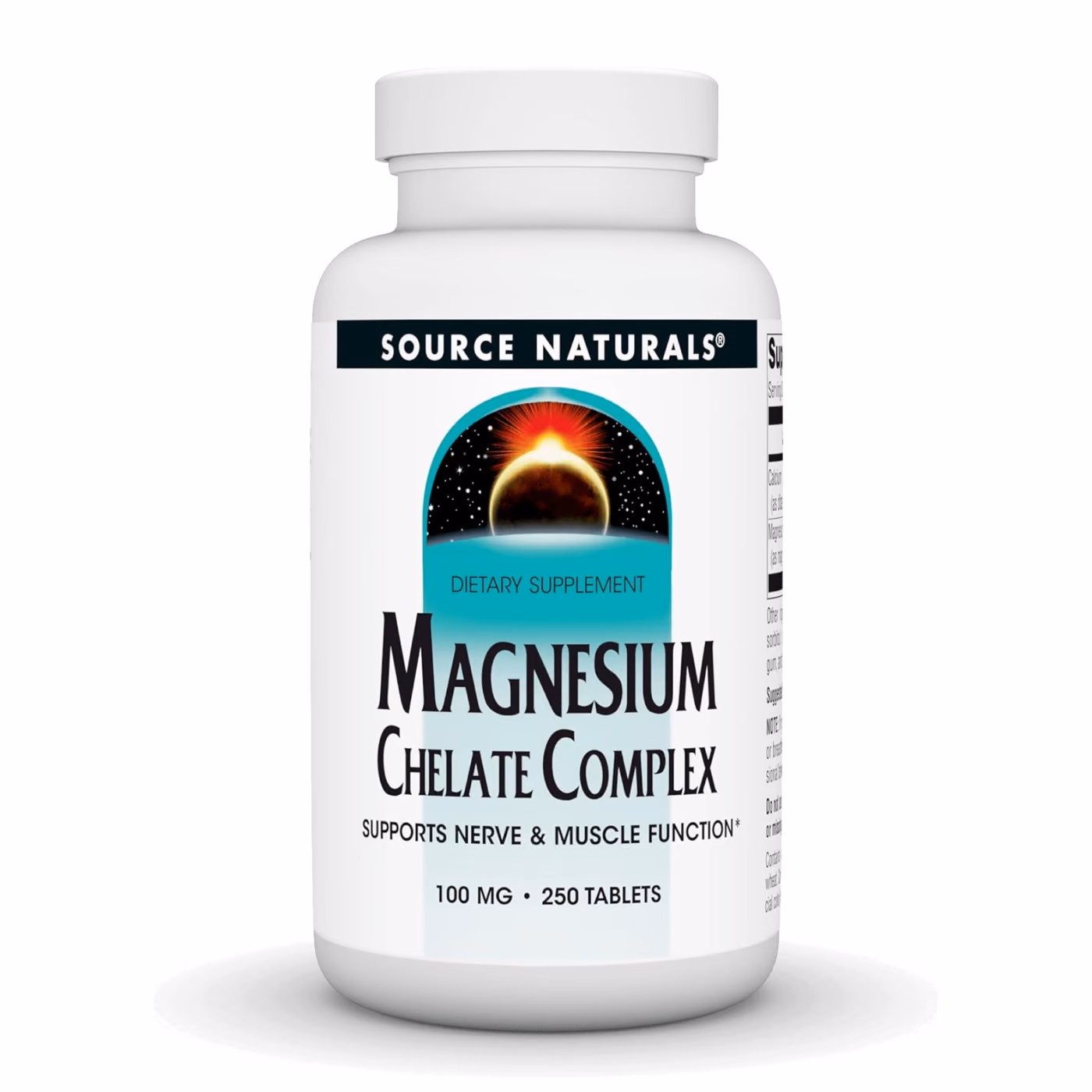 Source Naturals Magnesium Chelate Complex 100 мг, 250 таблеток