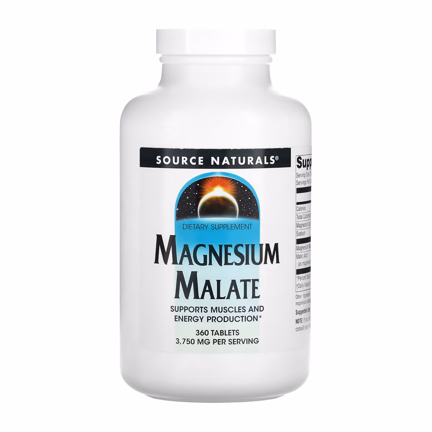 Source Naturals Magnesium Malate 1250 мг, 360 таблеток