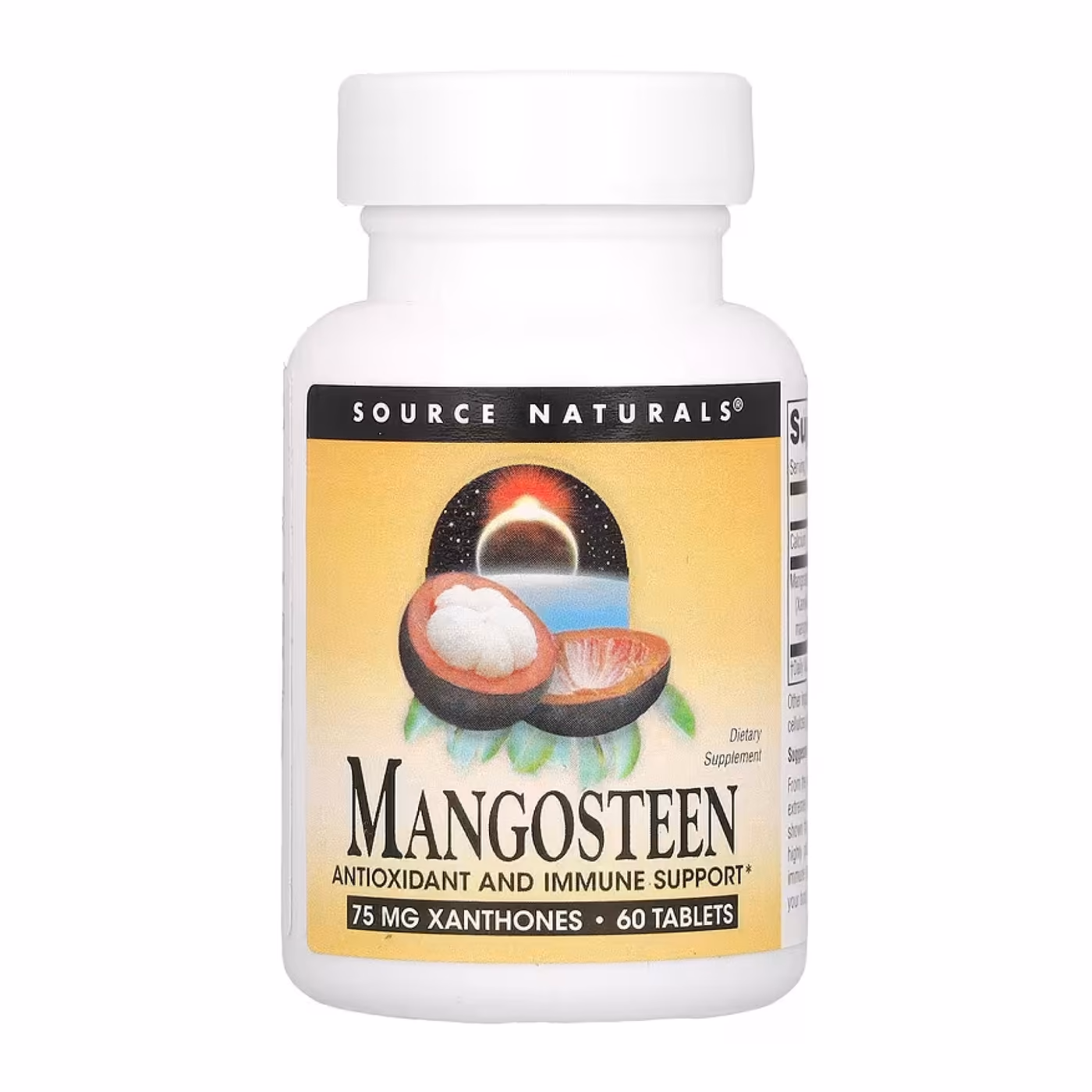 Source Naturals Mangosteen 75 мг ксантонов, 60 таблеток