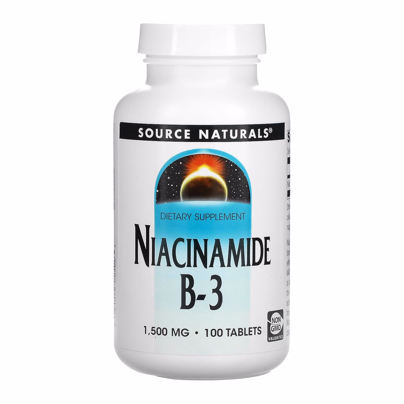 Source Naturals Niacinamide B-3 1500 мг, 100 таблеток