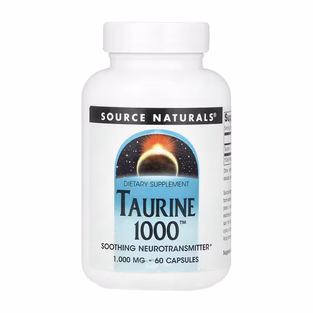 Source Naturals Taurine 1000™ 1000 мг, 60 капсул