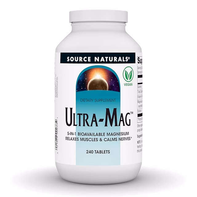 Source Naturals Ultra-Mag Magnesium Complex, 240 таблеток