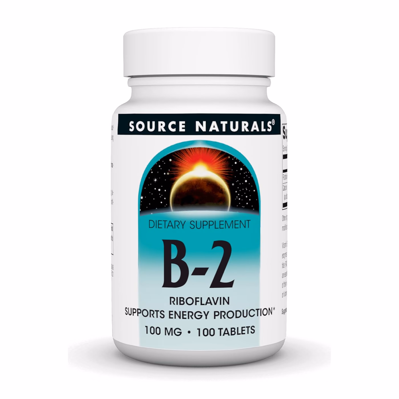 Source Naturals Vitamin B-2 Рибофлавин 100 мг, 100 таблеток