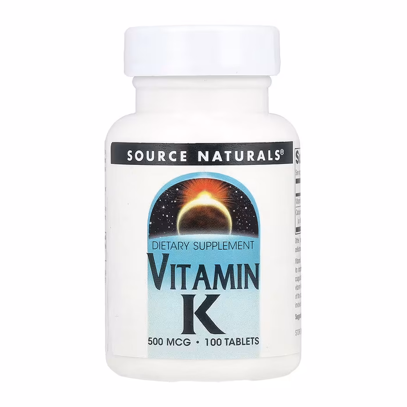 Vitamin K 500 mcg - 100 tabs
