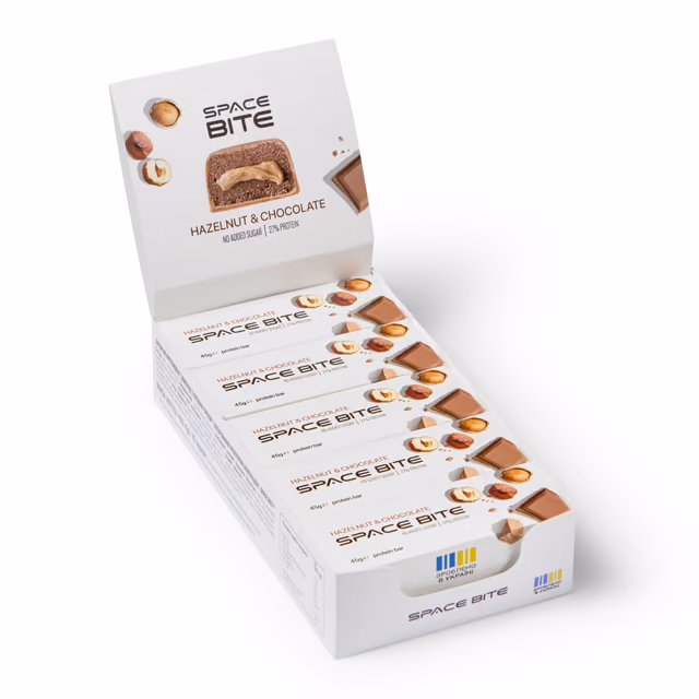 Space Food Space Bite Hazelnut & Chocolate, 10 × 45 г