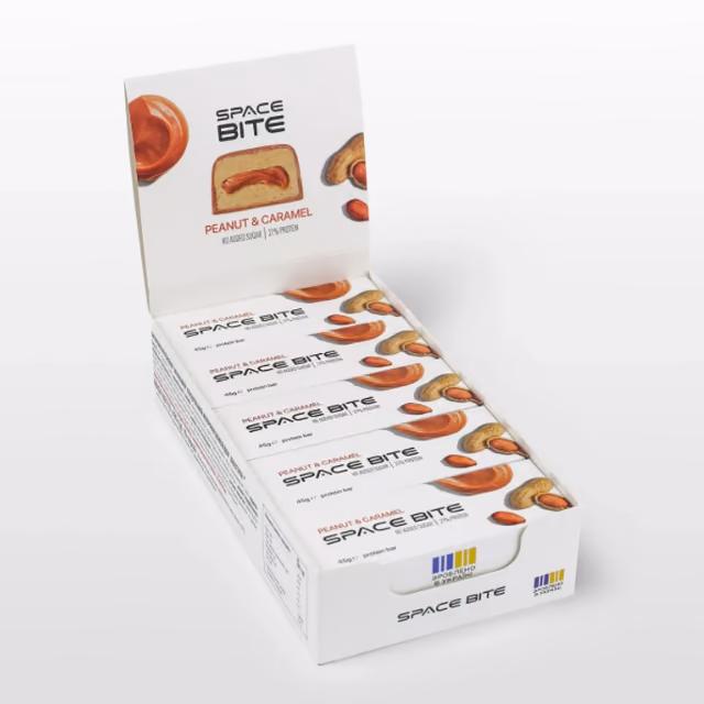 Space Food Space Bite Peanut & Caramel, 10 × 45 г