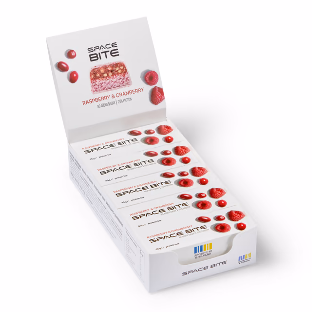 Space Food Space Bite Raspberry & Cranberry, 10 × 45 г