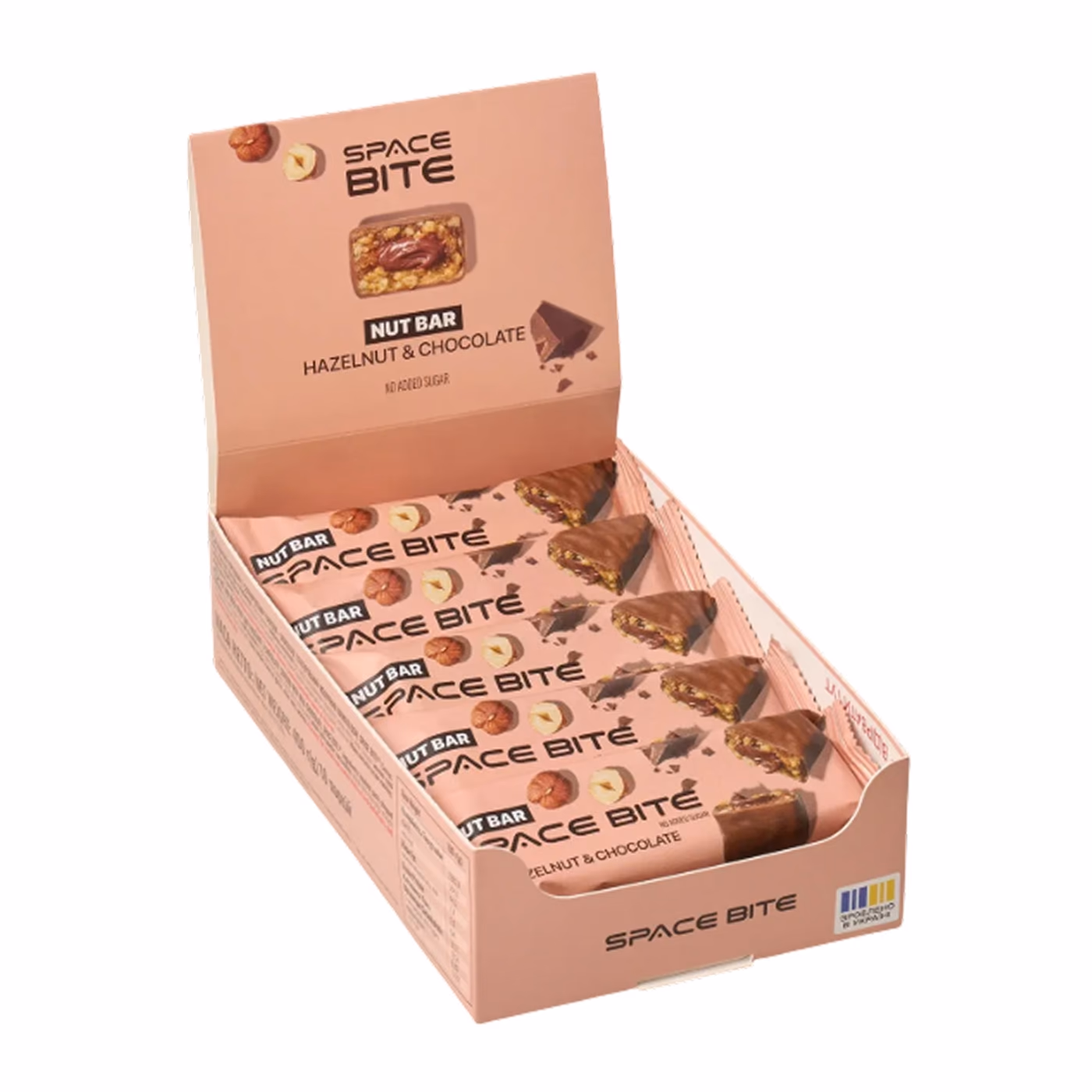 Space Bite Nut Bar - 10x40g Hazelnut & Chocolate