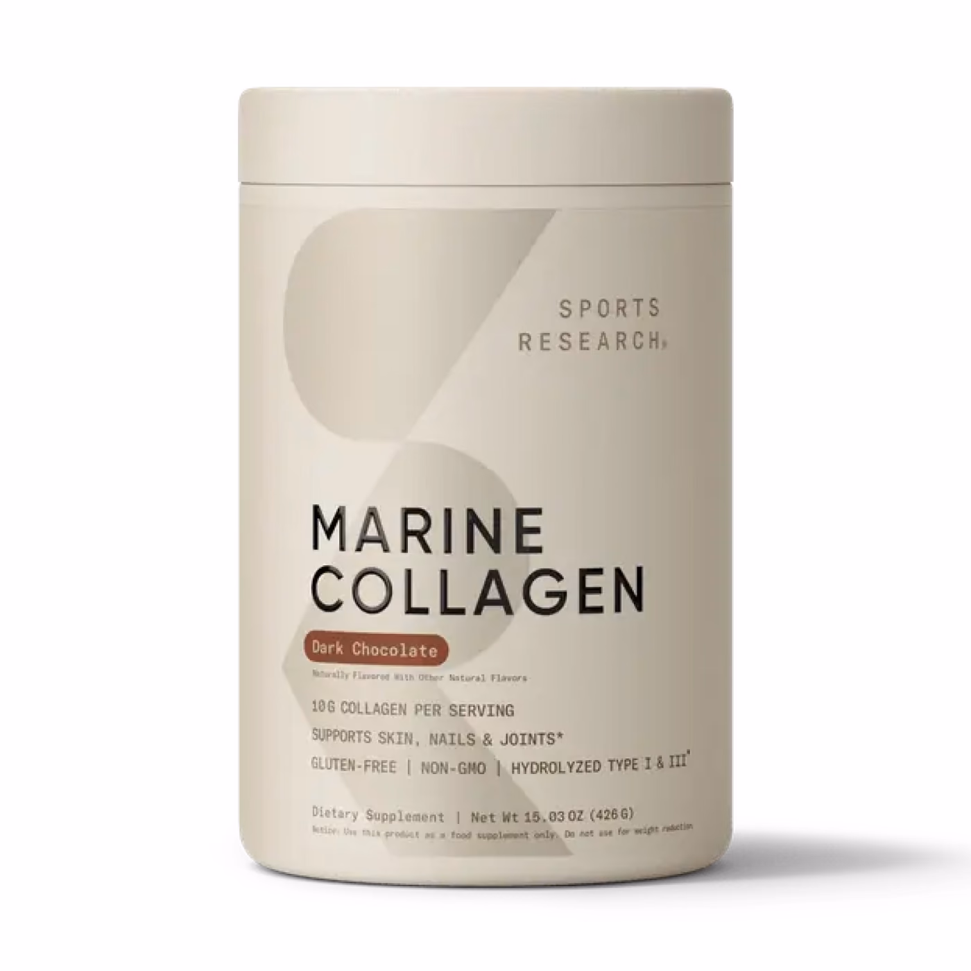 Sport Research Marine Collagen, тёмный шоколад, 426 г