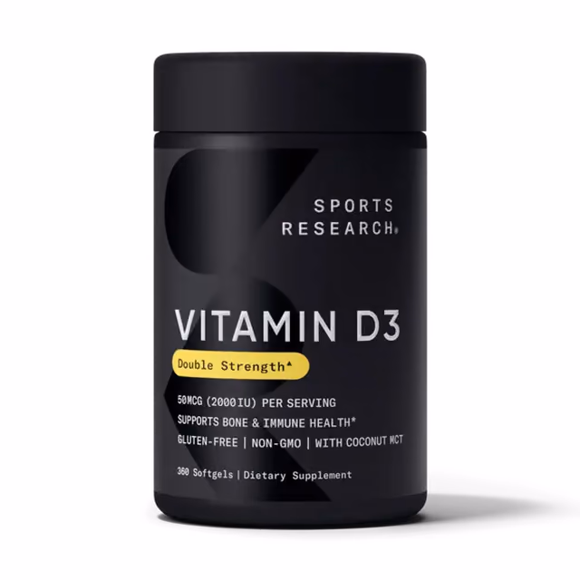 Sport Research Vitamin D3 2000 IU, 360 мягких капсул