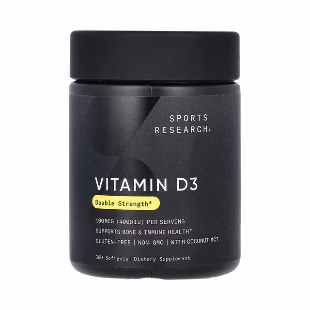 Sports Research Vitamin D3 4000 МЕ, 360 мягких капсул
