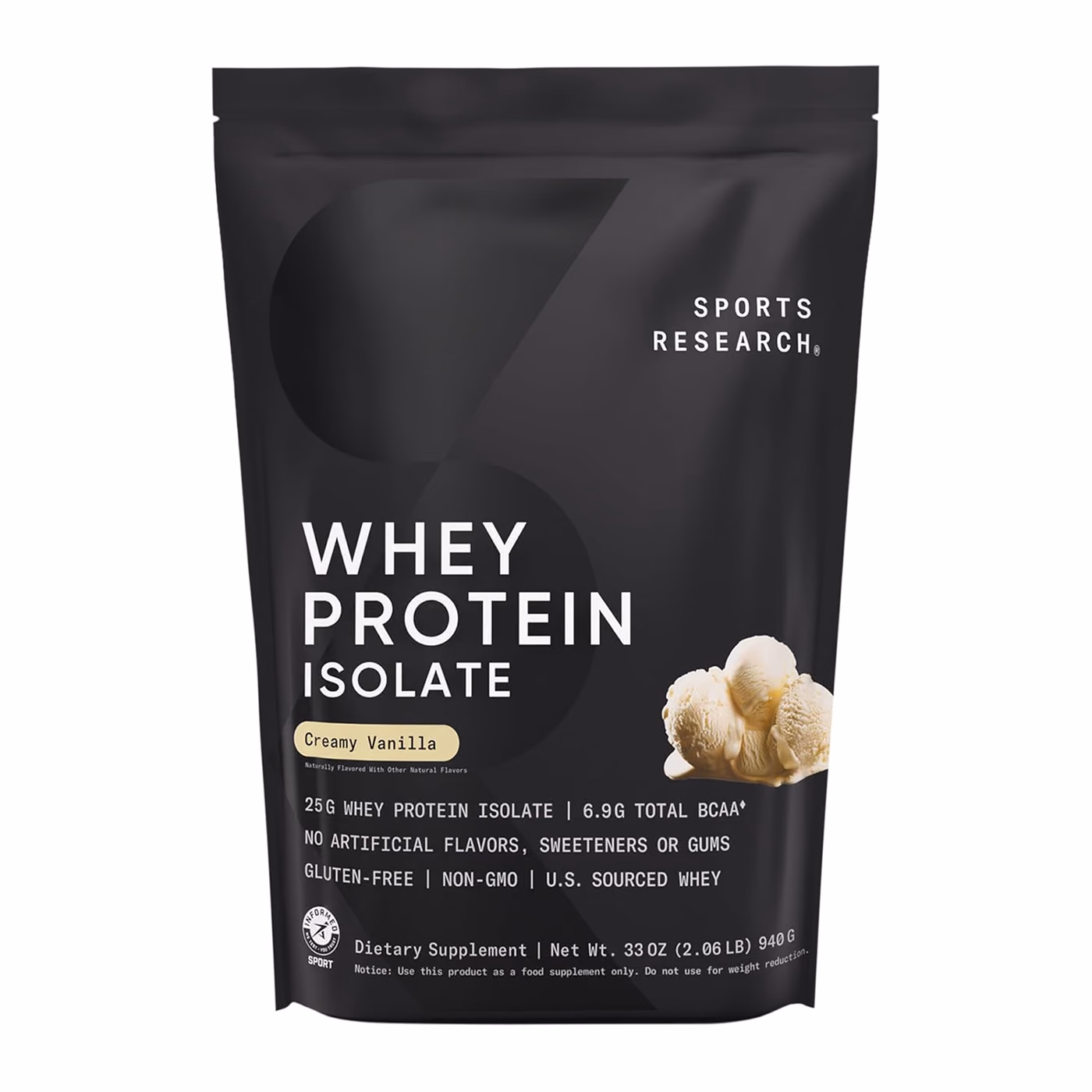 Whey Protein Isolate - 940g Creamy Vanilla