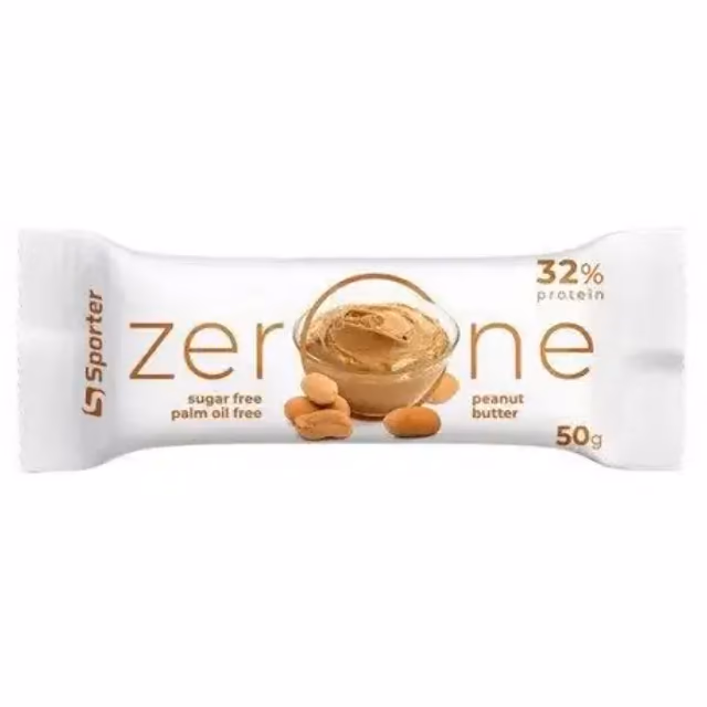 Sporter ZerOne протеиновый батончик с арахисовой пастой, 25 × 50 г
