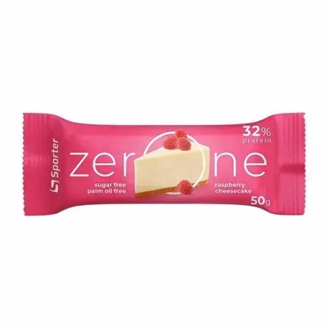 Sporter ZerOne 32% Protein Bar Raspberry Cheesecake, 25 × 50 г