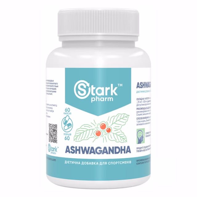 Stark Pharm Ashwagandha 500 mg, 60 капсул