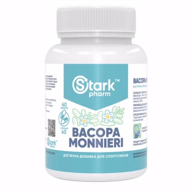 Stark Pharm Bacopa Monnieri 500 мг, 60 капсул