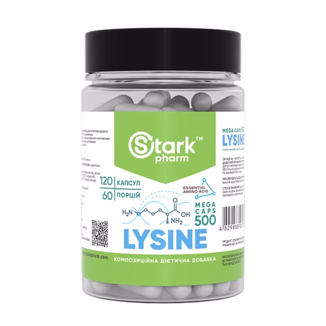 Lysine Mega caps 500mg - 120 caps