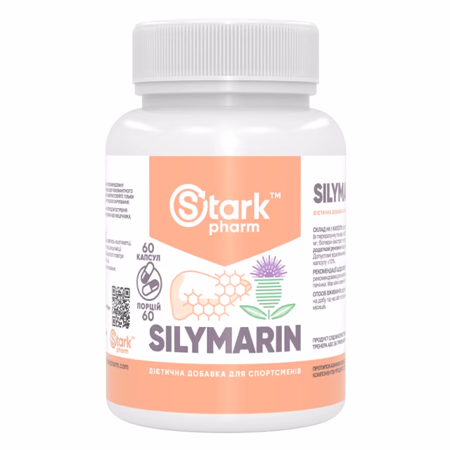 Stark Pharm Silymarin 500 mg, 60 капсул