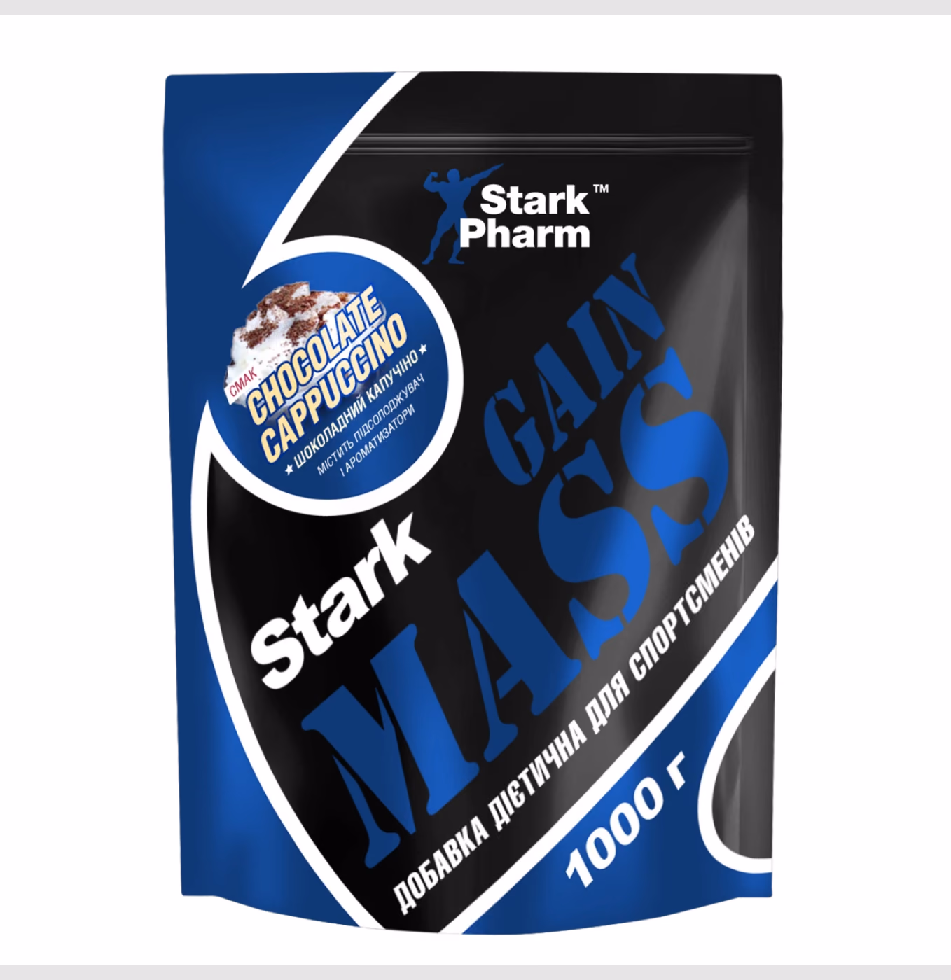 Stark Pharm Gain Mass Ostrowia Whey, Шоколадный капучино, 1000 г