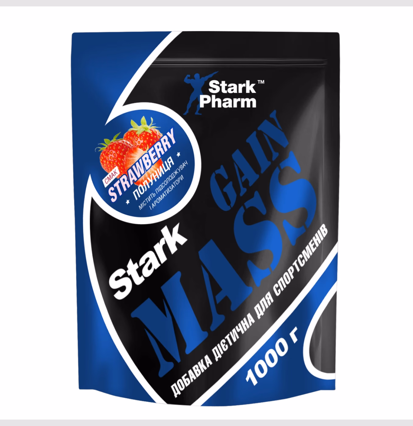 Stark Gain Mass Ostrowia Whey - 1000g Strawberry