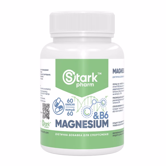 Stark Pharm Magnesium & B6, 60 капсул