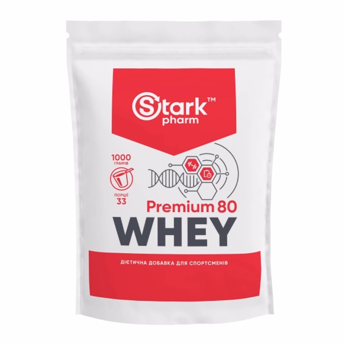 Stark Whey 80 - 1000g Chocolat-Hazelnut