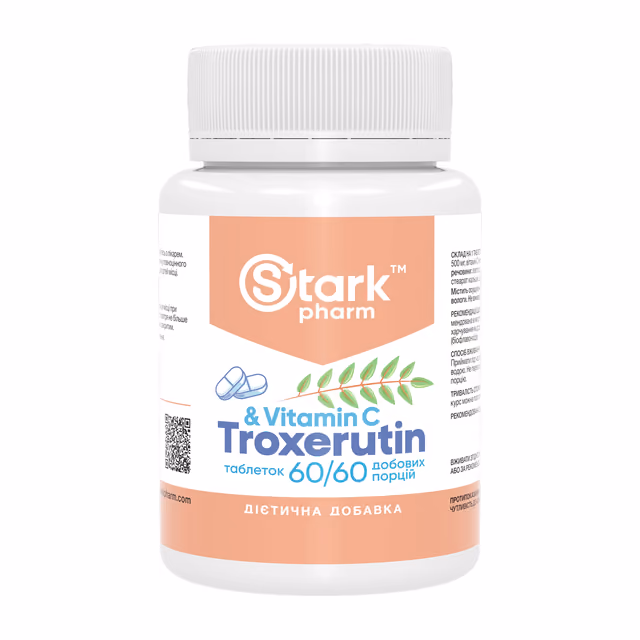 Stark Pharm Troxerutin & Vitamin C, 60 таблеток