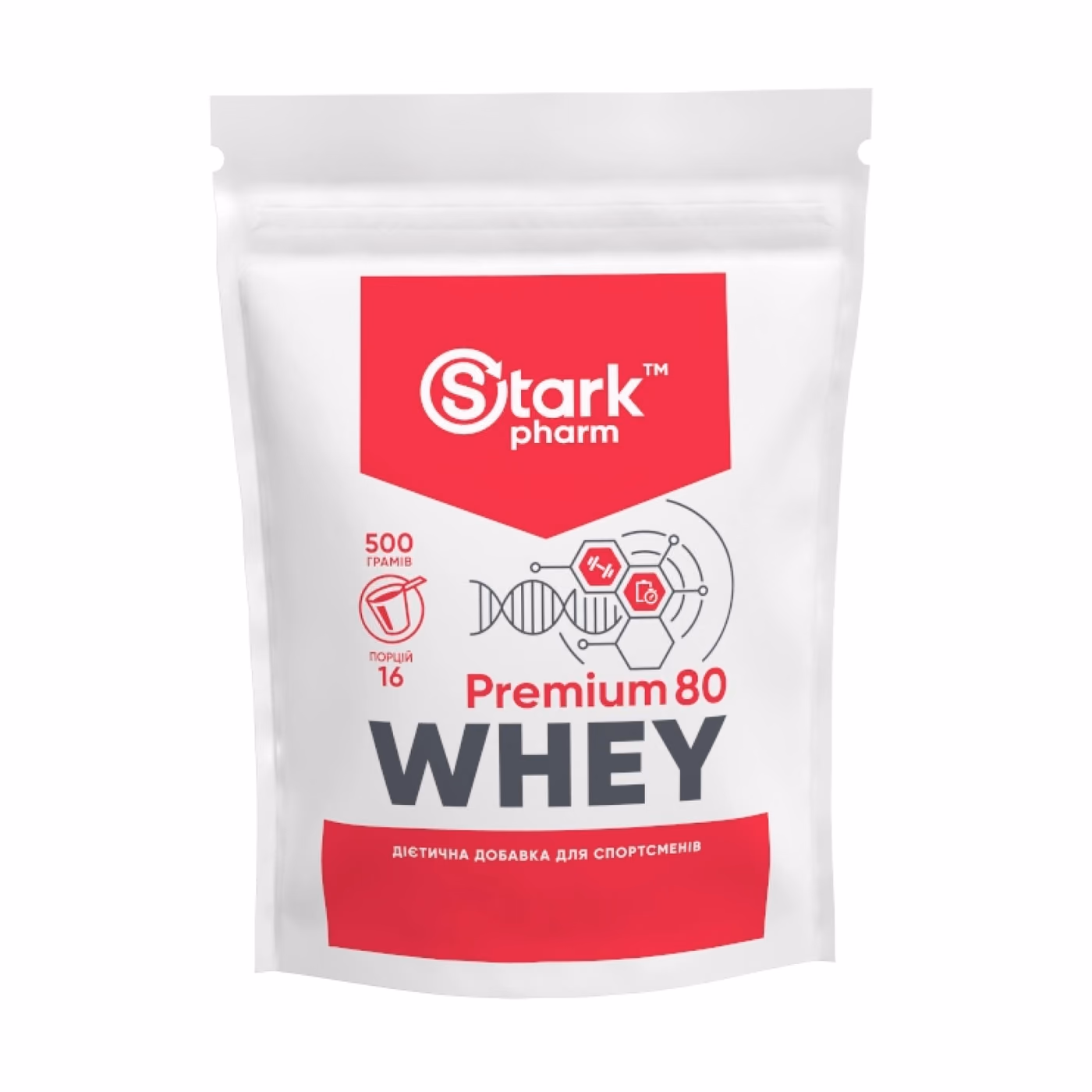 Stark Pharm Whey 80 Premium, банан, 500 г