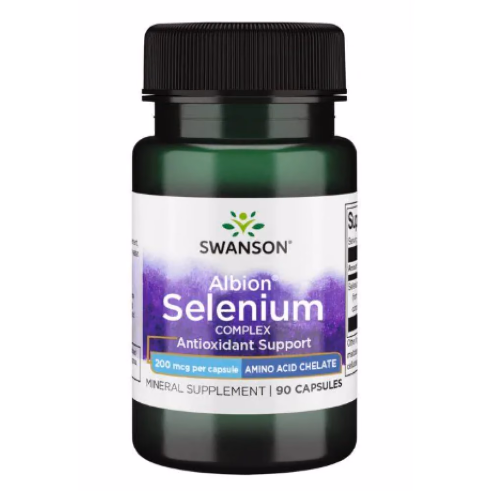 Swanson Chelated Selenium Complex, 200 мкг, 90 капсул