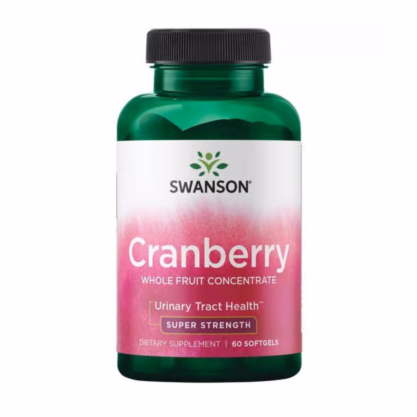 Swanson Cranberry Whole Fruit Concentrate Super Strength 420 мг — 60 мягких капсул