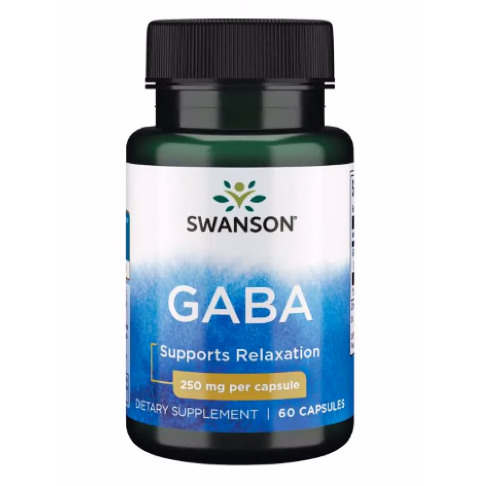 Swanson GABA 250 мг, 60 капсул
