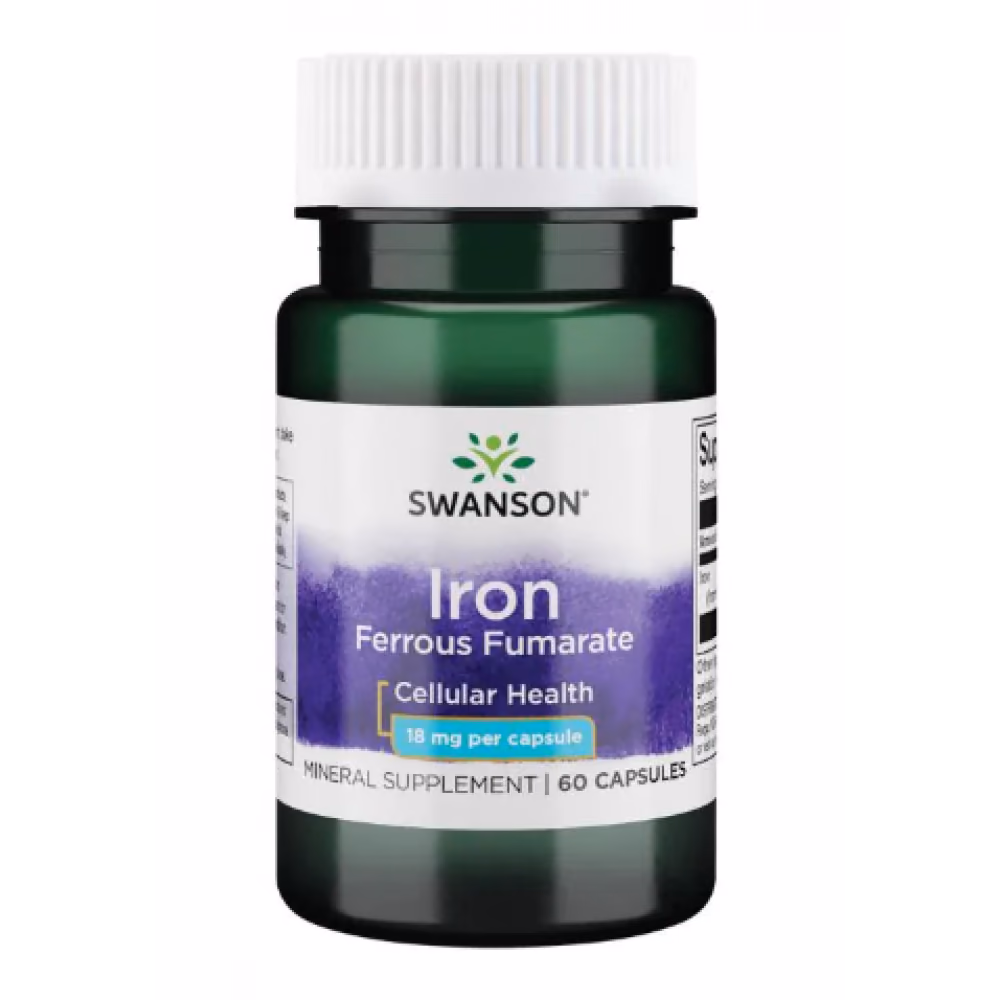 Iron Ferrous Fumarate 18mg - 60caps
