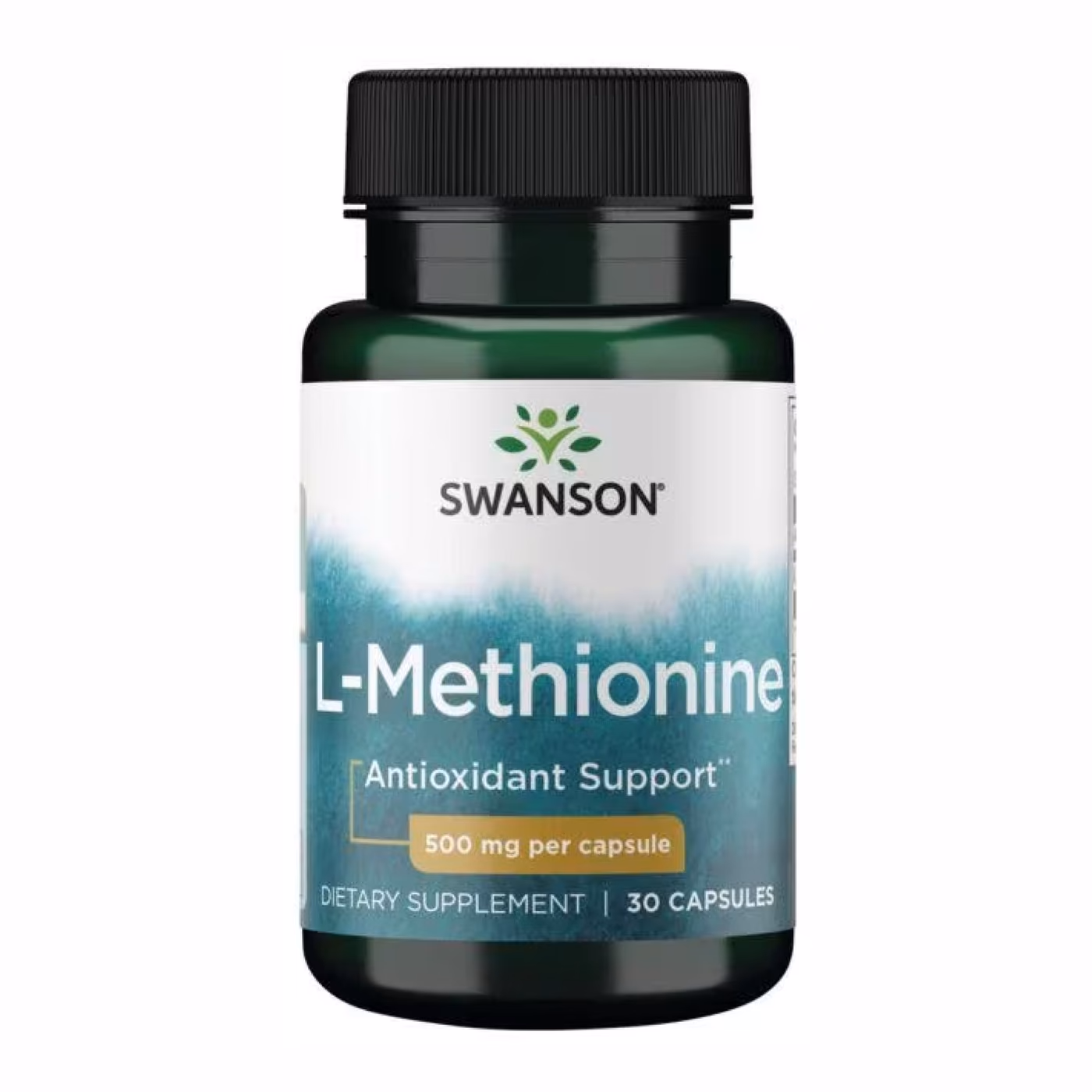 Swanson L-Methionine 500 мг, 30 капсул
