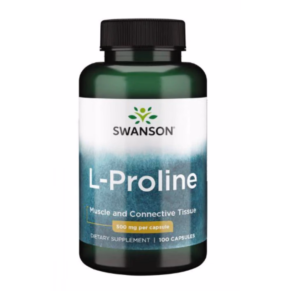 L-Proline 500mg -100 caps