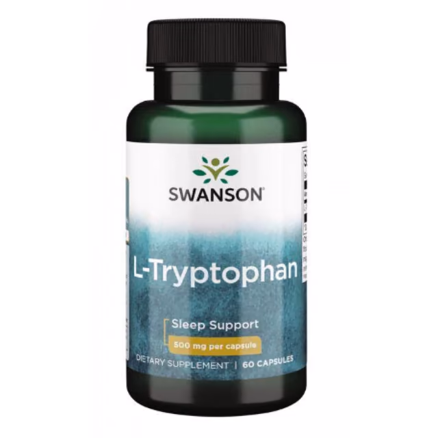 Swanson L-Tryptophan 500 mg, 60 капсул
