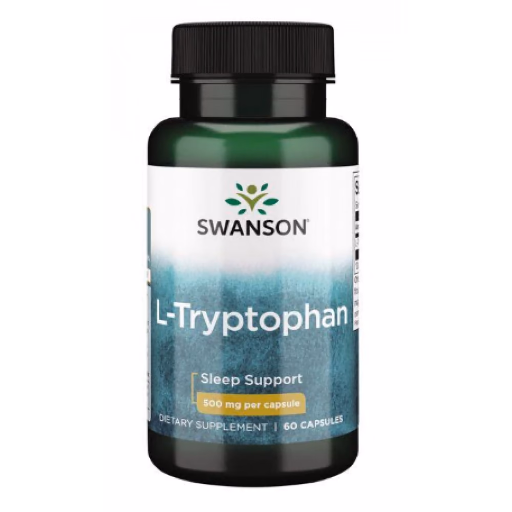 Swanson L-Tryptophan 500 mg, 60 капсул