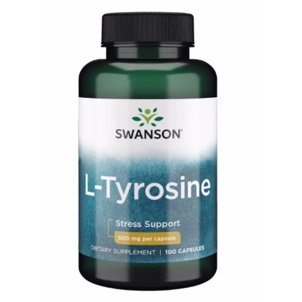 Swanson L-Tyrosine 500 мг, 100 капсул