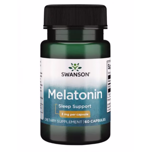 Swanson Melatonin Sleep Support 3 мг, 60 капсул