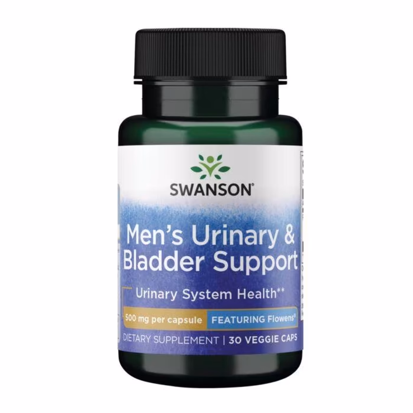 Swanson Men’s Urinary & Bladder Support с Flowens, 500 мг, 30 вегетарианских капсул
