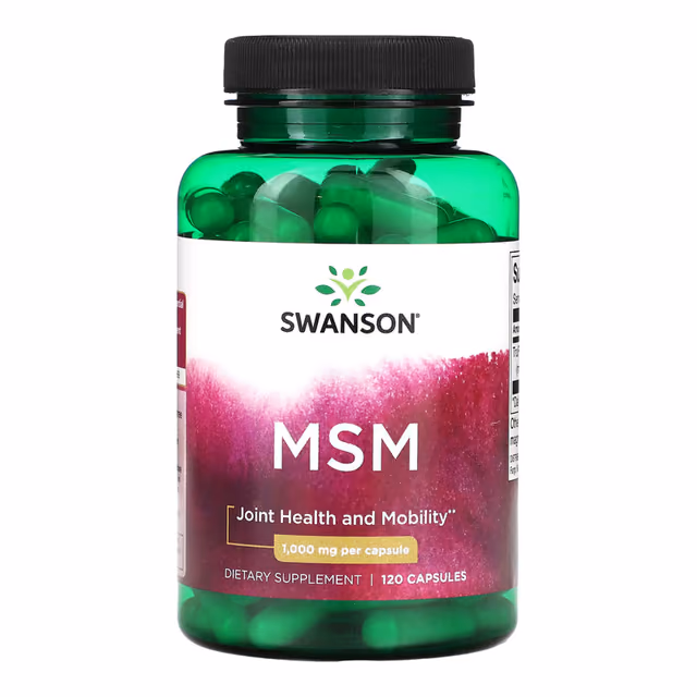 Swanson MSM 1000 мг, 120 капсул