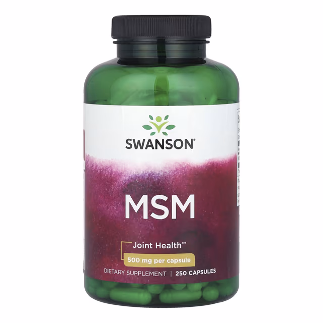 Swanson MSM 500 мг, 250 капсул