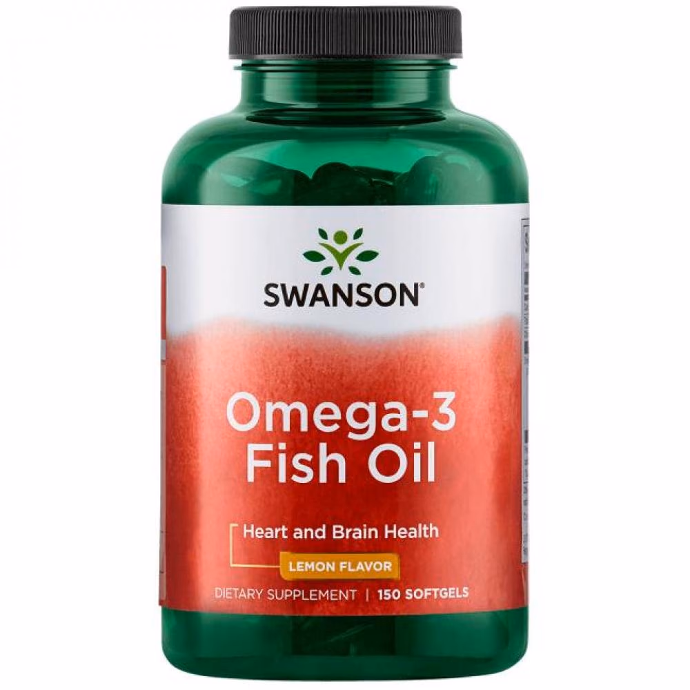 Omega-3 Fish Oil - 150 softgel Lemon