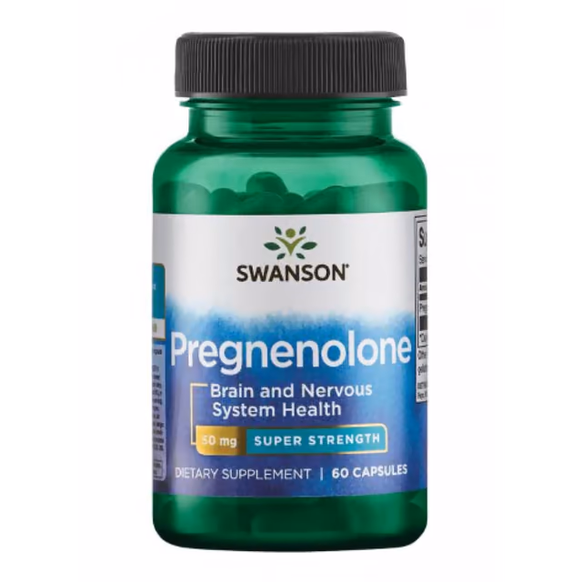 Swanson Pregnenolone 50 мг, 60 капсул