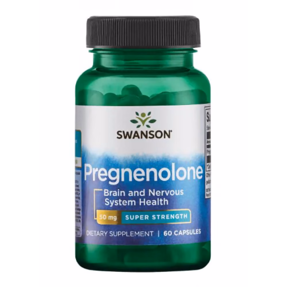 Swanson Pregnenolone 50 мг, 60 капсул